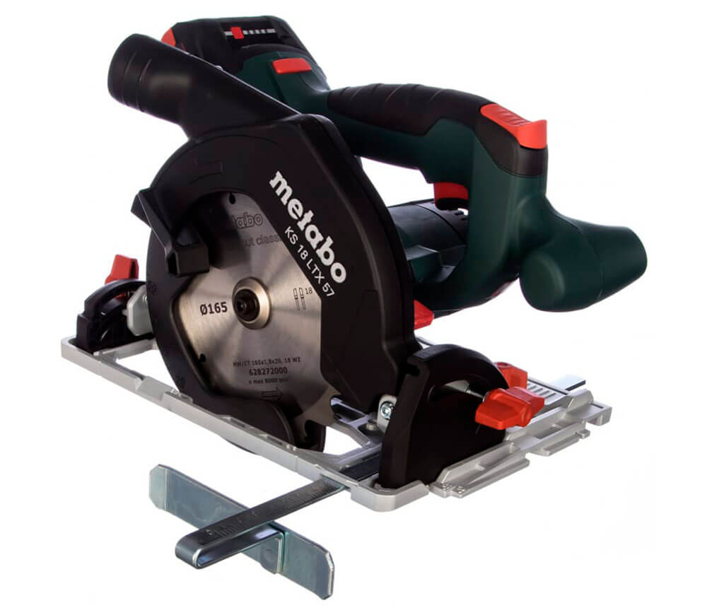 Дисковая пила аккумуляторная (без аккумуляторов) METABO KS18 LTX57 165мм 18В-2