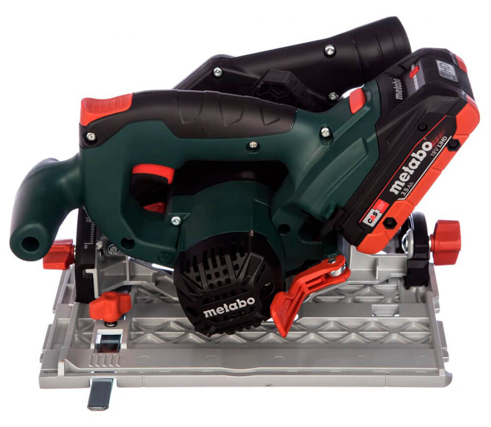 Дисковая пила аккумуляторная (без аккумуляторов) METABO KS18 LTX57 165мм 18В-5