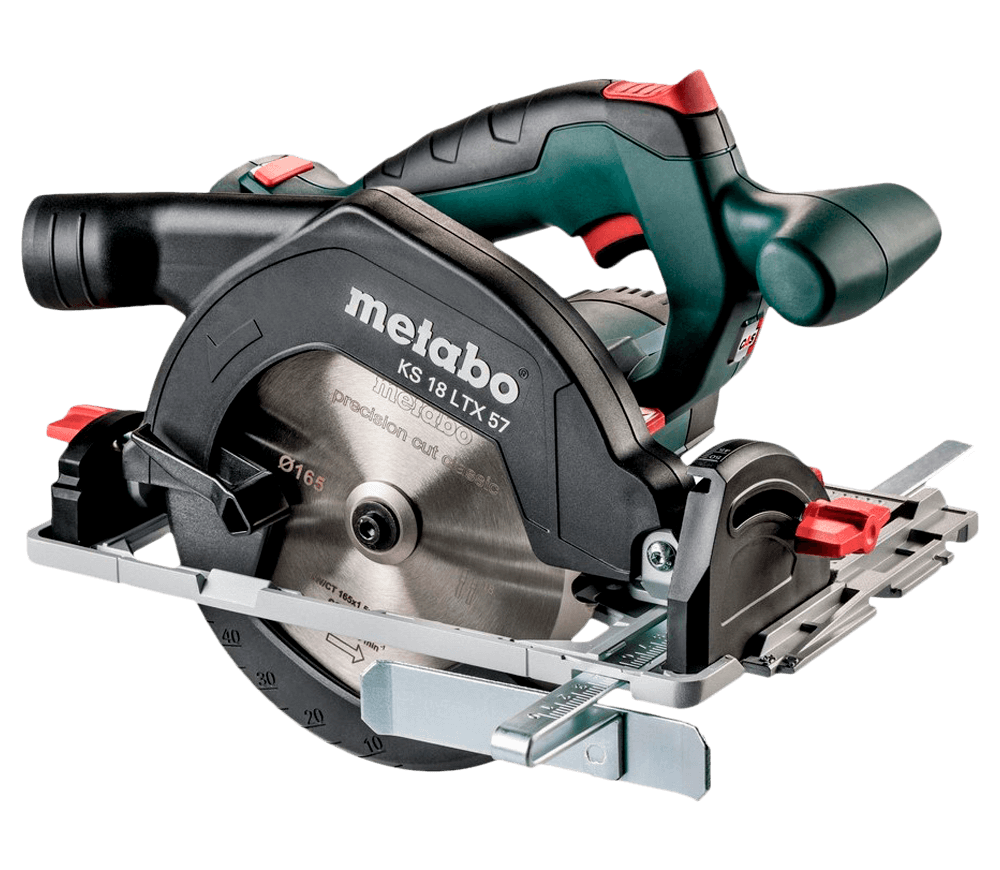 Fierăstrău circular cu acumulator (fără baterii) METABO KS18 LTX57 165mm 18V