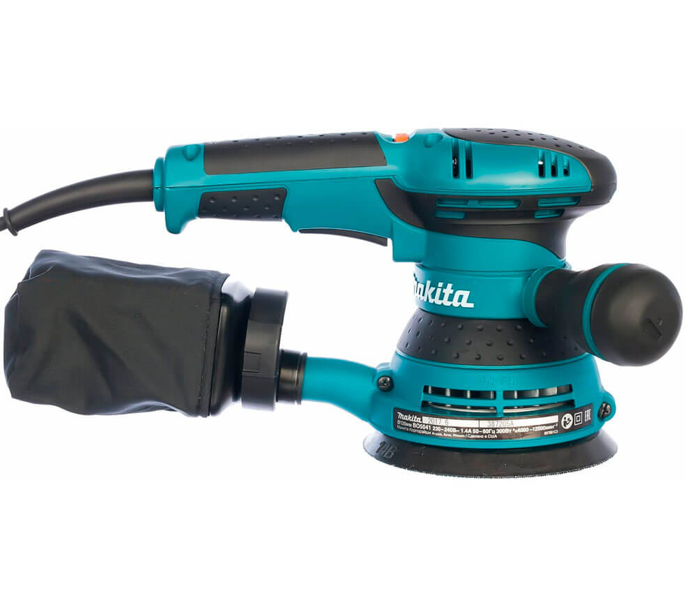 Шлифмашина эксцентриковая MAKITA BO5041 300вт 125мм-4