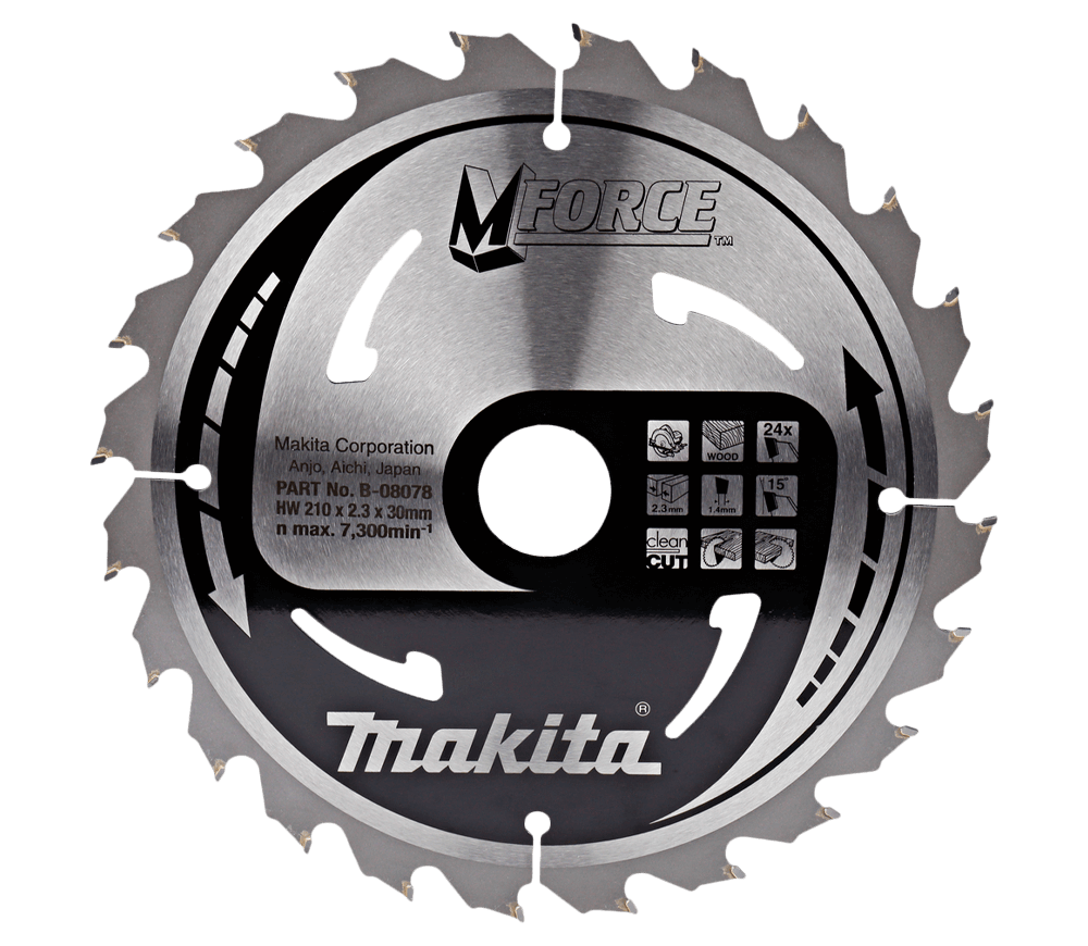 Disc pentru fierastrau electric MAKITA B-08078 210mm 24T