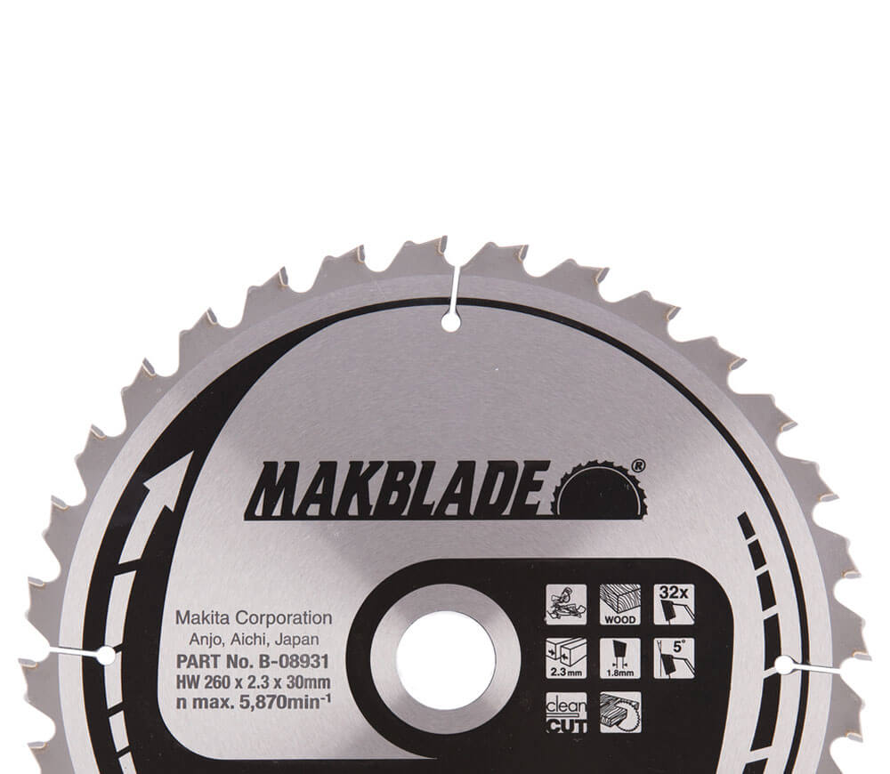 Disc pentru fierastrau electric MAKITA B-08931 260mm 32T-2
