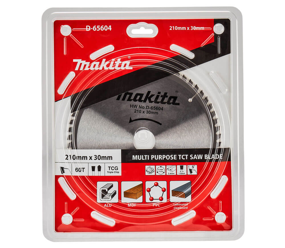 Disc pentru fierastrau electric MAKITA D-65604 210mm 60T-3