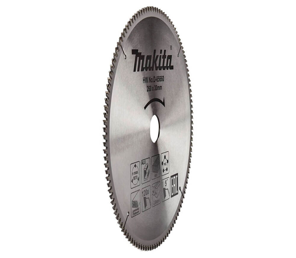Disc pentru fierastrau electric MAKITA D-65660 260mm 120T-2