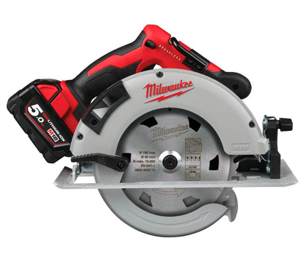 Fierăstrău circular cu acumulator MILWAUKEE M18 BLCS66-502X 190mm 18V 5Ah-2