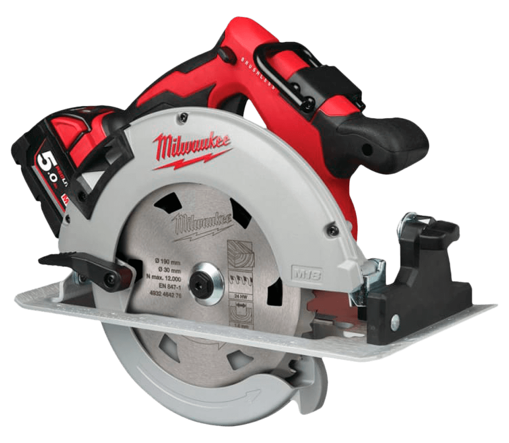 Fierăstrău circular cu acumulator MILWAUKEE M18 BLCS66-502X 190mm 18V 5Ah