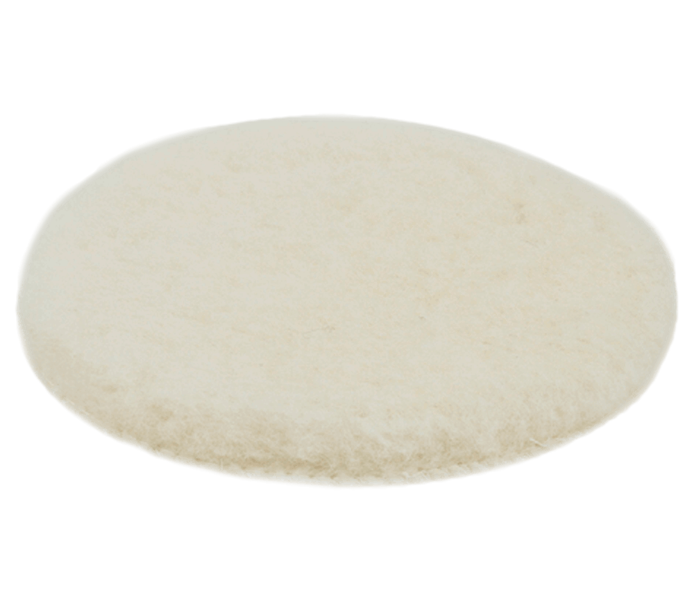 Calotă de lustruit din fibră de vată de miel Wolfcraft 3163000 180mm