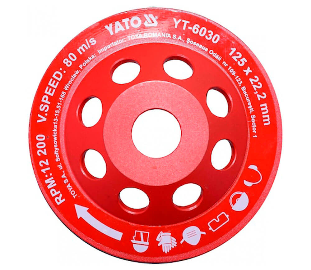 Disc de șlefuit beton YATO YT6030 125mm-4