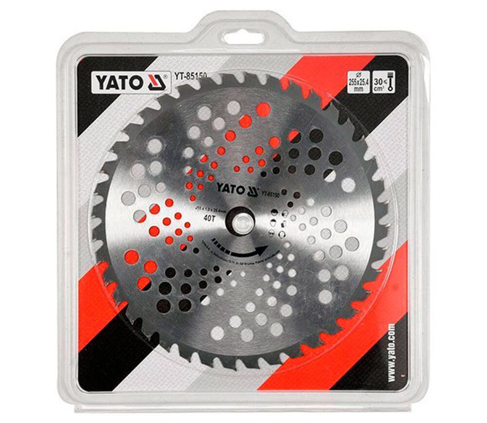 Cuțit pentru motocoasă YATO YT85150 255mm-2