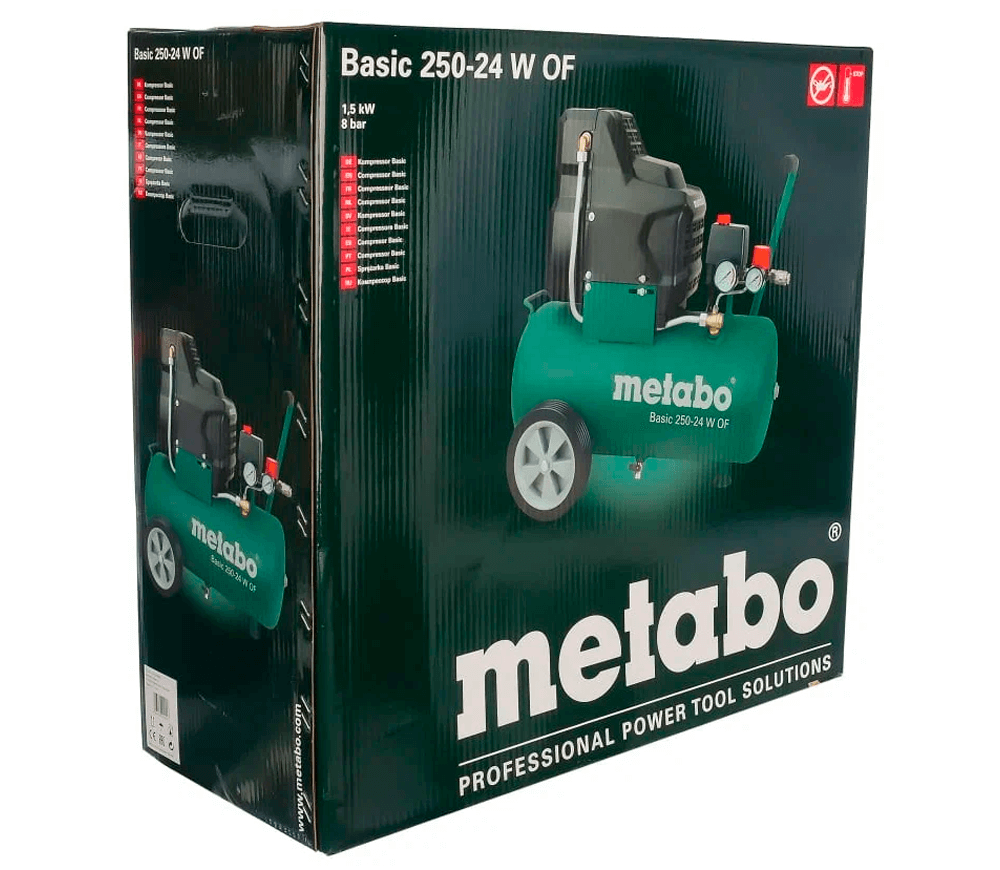 Compresor fără ulei METABO Basic 250-24 W OF 200l/min 24L-5
