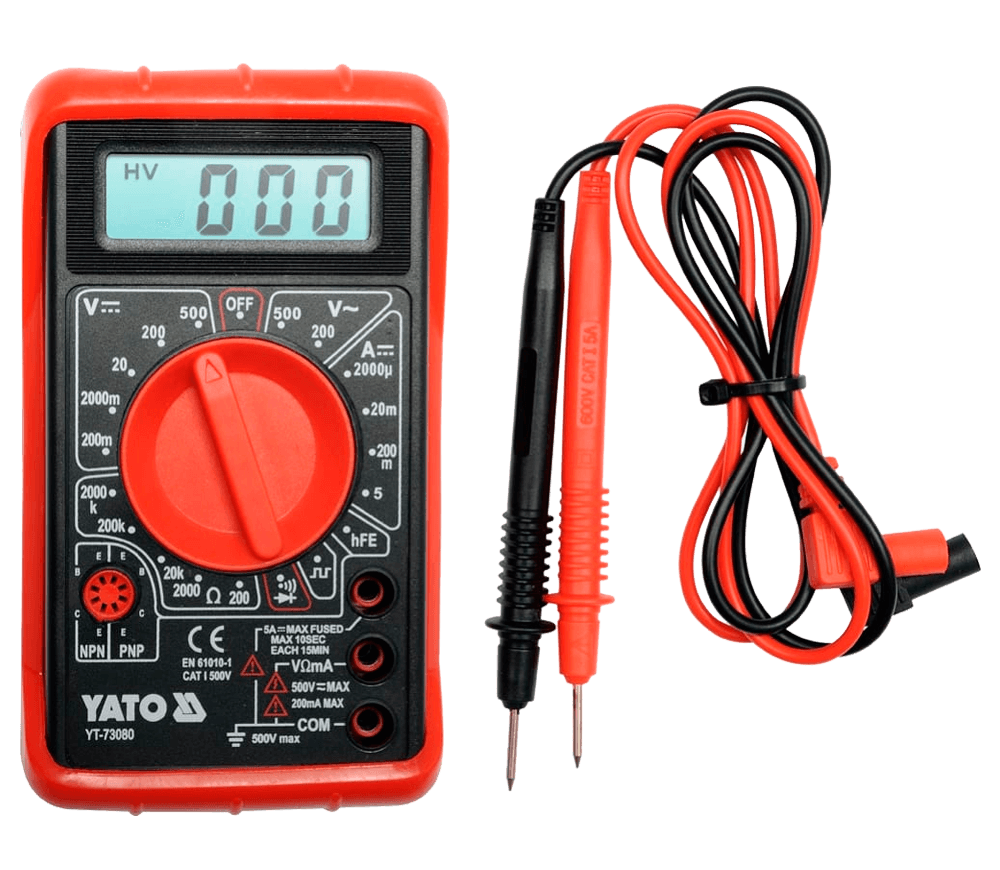 Multimetru digital YATO YT73080 0/500V 0/5A