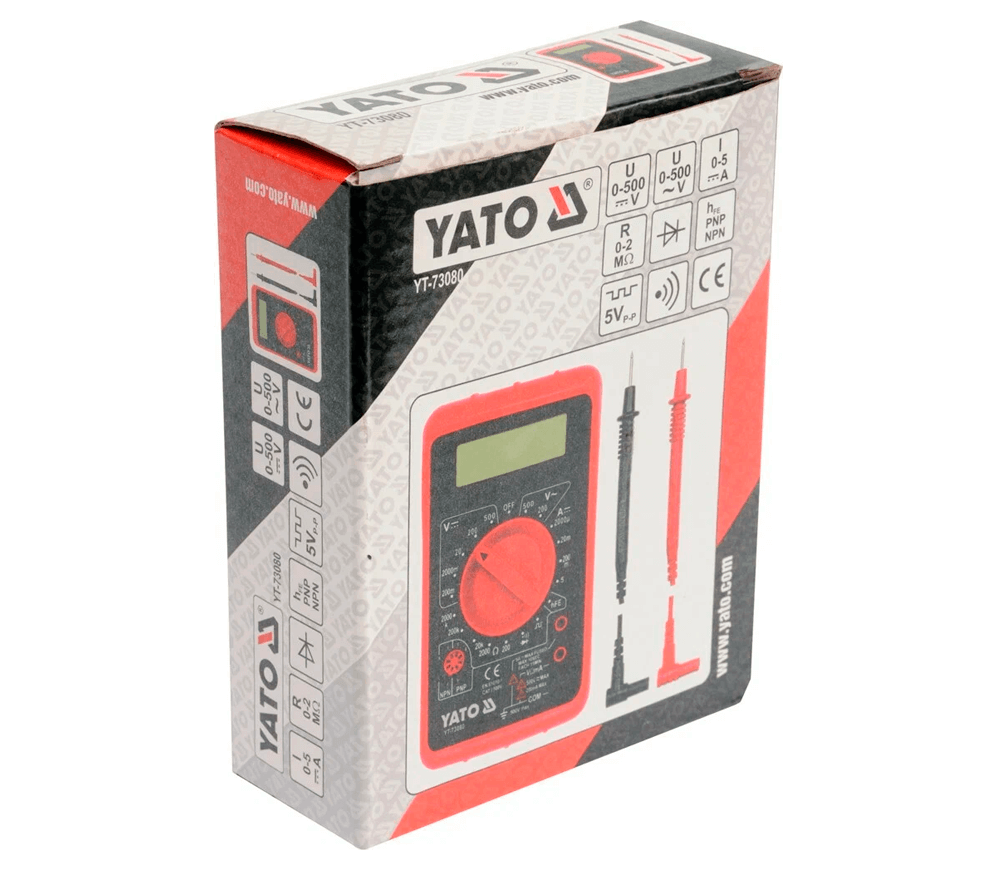 Multimetru digital YATO YT73080 0/500V 0/5A-2