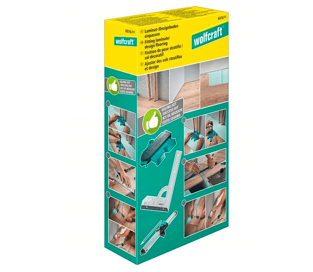 Set sabloane de ajustare a laminatului Wolfcraft 6976000-4
