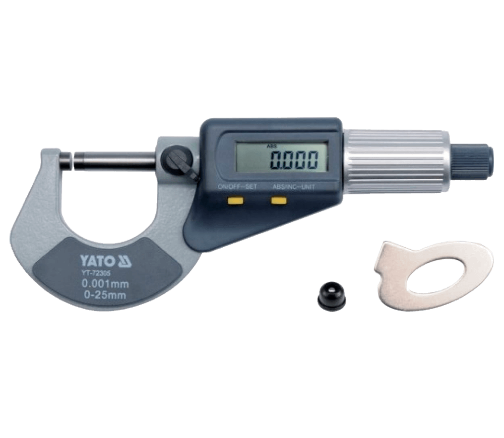 Micrometru digital YATO YT72305 0-25mm Metal/Plastic