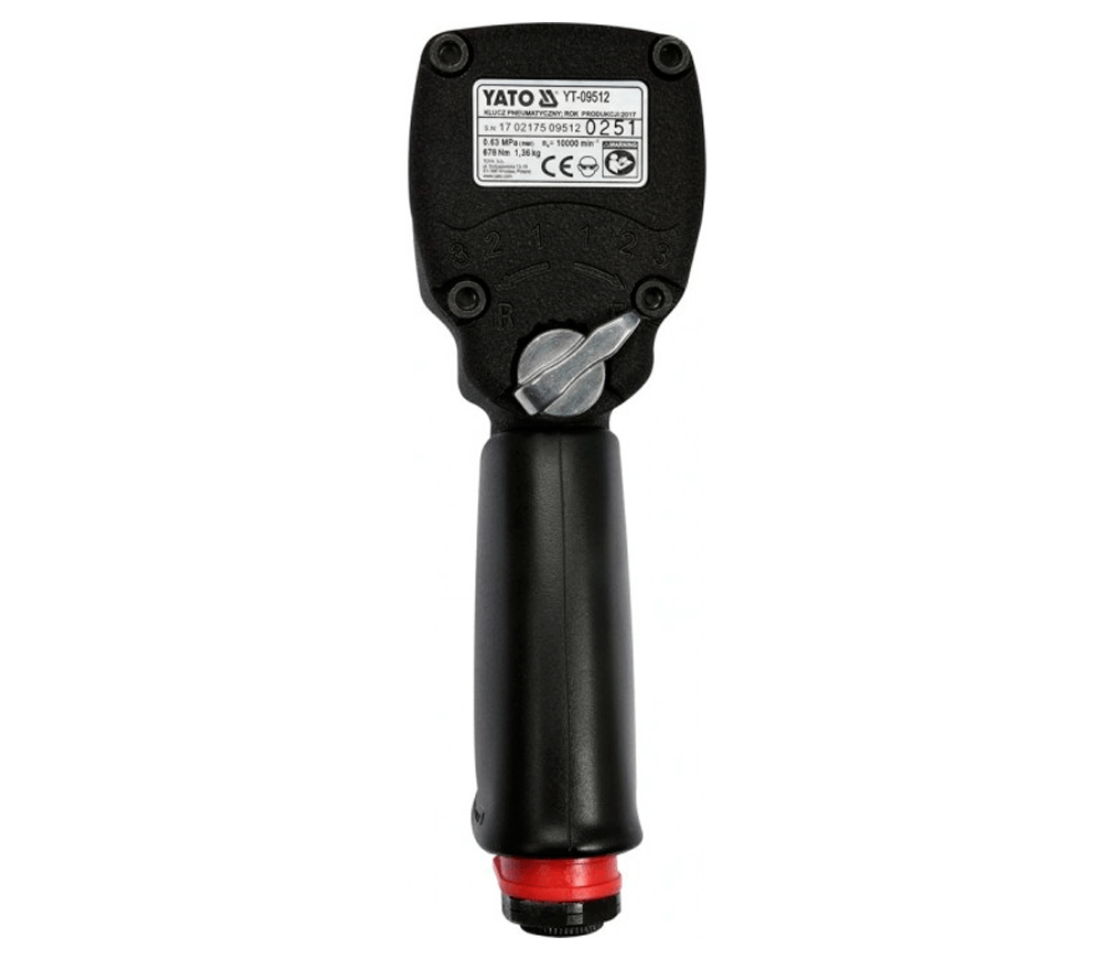 Mașină de înșurubat cu impact pneumatică YATO YT09512 678Nm 10000rot/min-6