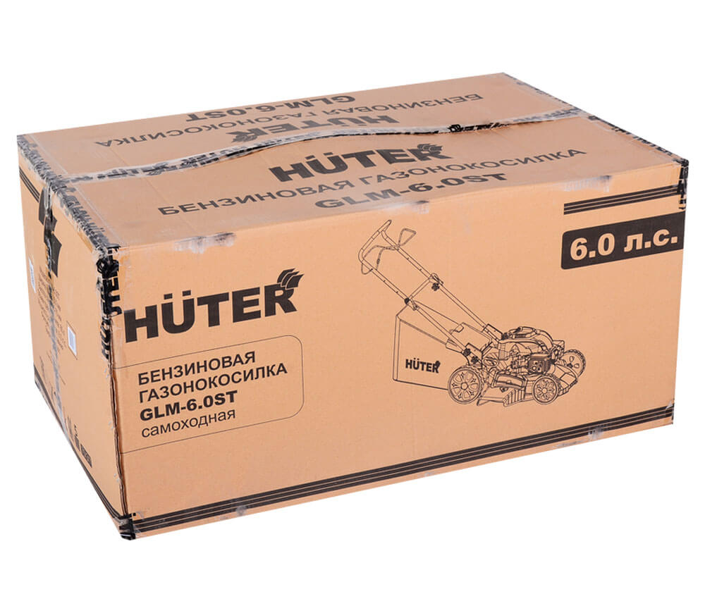 Газонокосилка бензиновая HUTER GLM-6.0ST 530мм 6лс-10