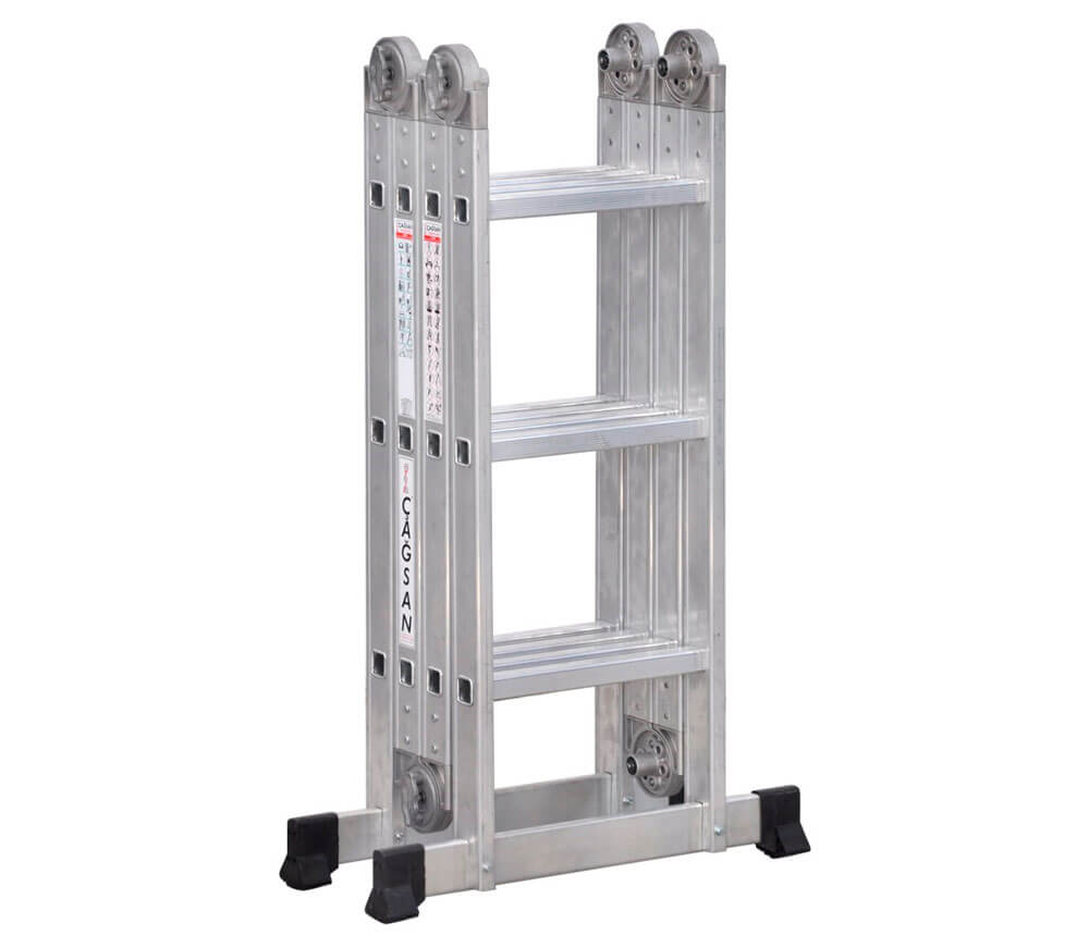Scară cu balamale CAGSAN HR012 3.61m 150kg-2