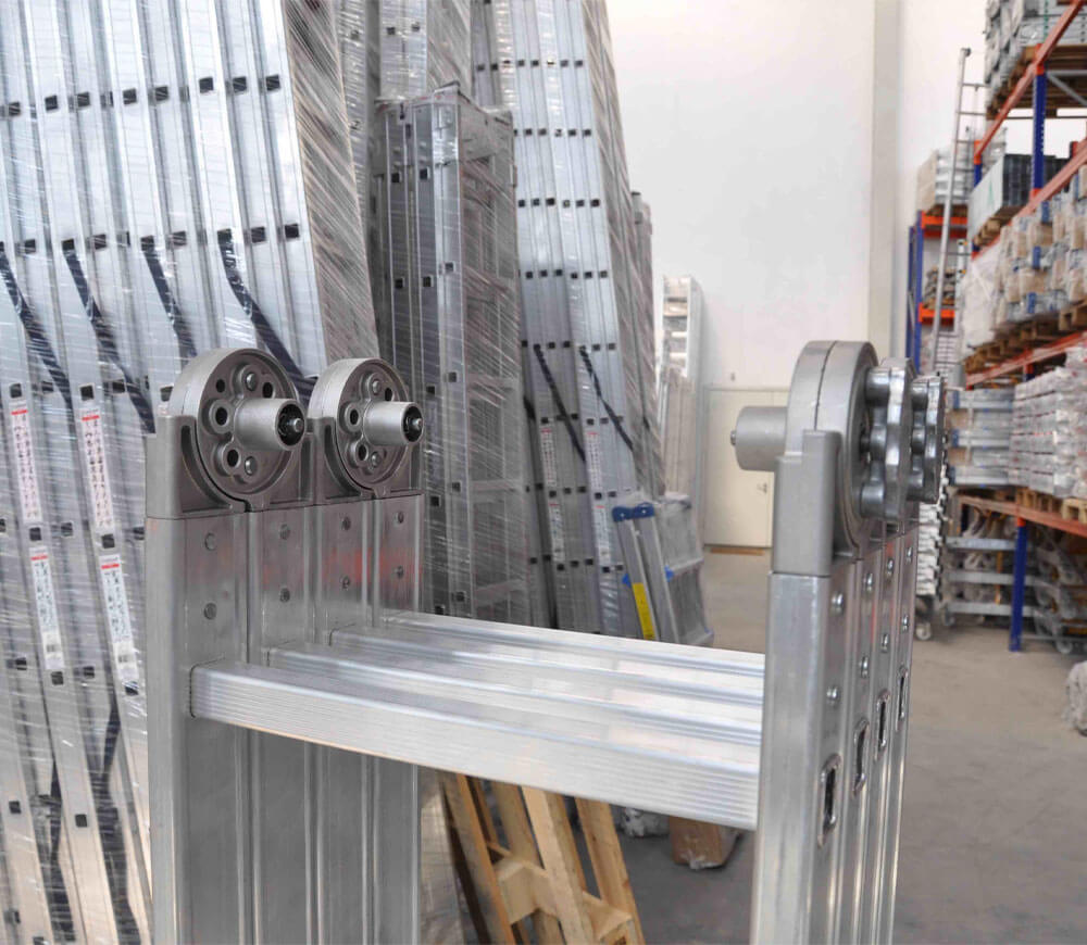Scară cu balamale CAGSAN HR012 3.61m 150kg-7