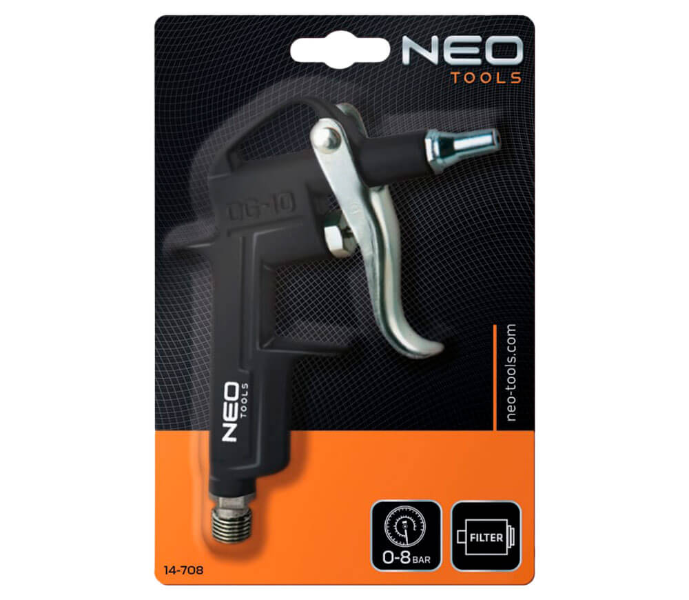 Pistol de suflat NEO TOOLS 14-708 50mm 8bar-4
