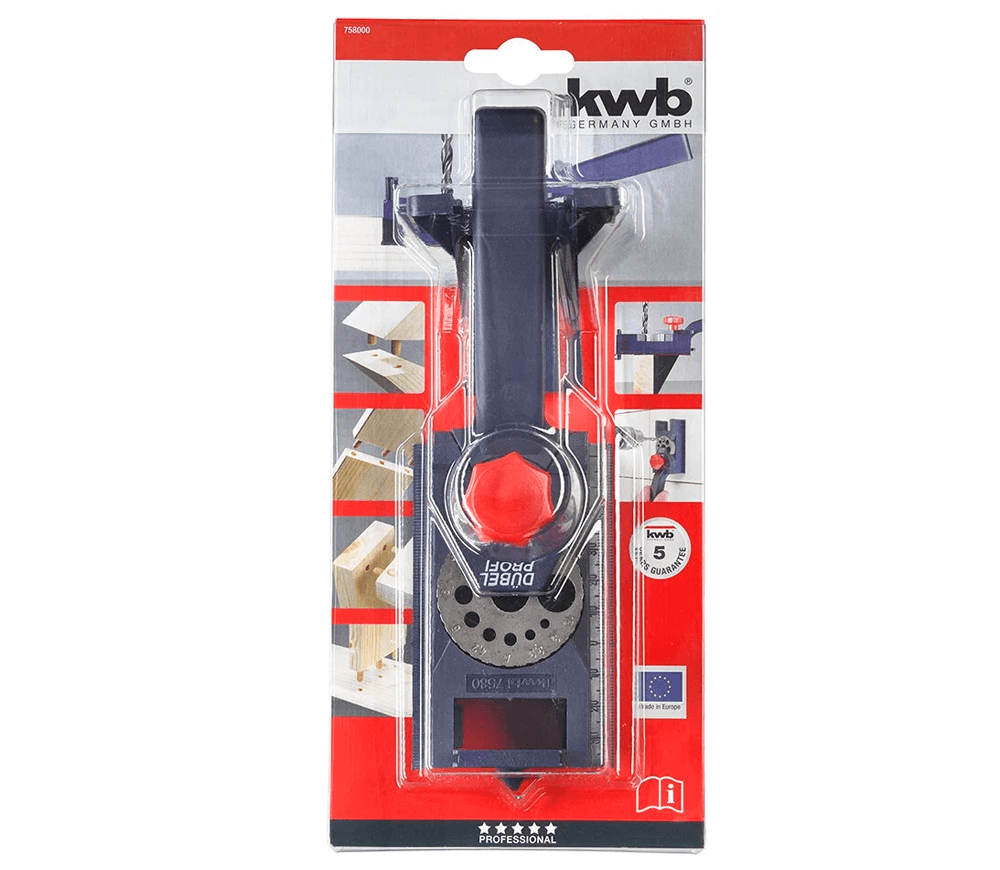 Șablon de foraj pentru dibluri KWB K758000 3/12mm-3