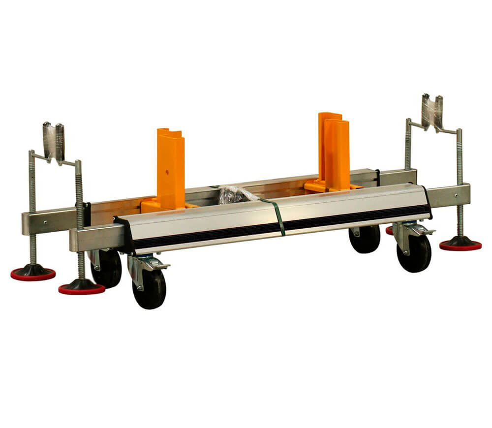 Turn mobil pentru lucrări de construcţie şi montaj CAGSAN S006 XL 6.52m aluminiu-2
