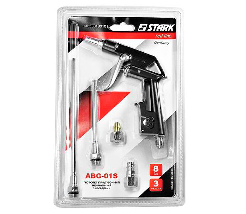 Pistol de suflat STARK ABG-01S 100-180mm 10bar-6