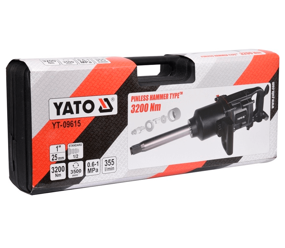 Mașină de înșurubat cu impact pneumatică YATO YT09615 3200Nm 3500rot/min-9