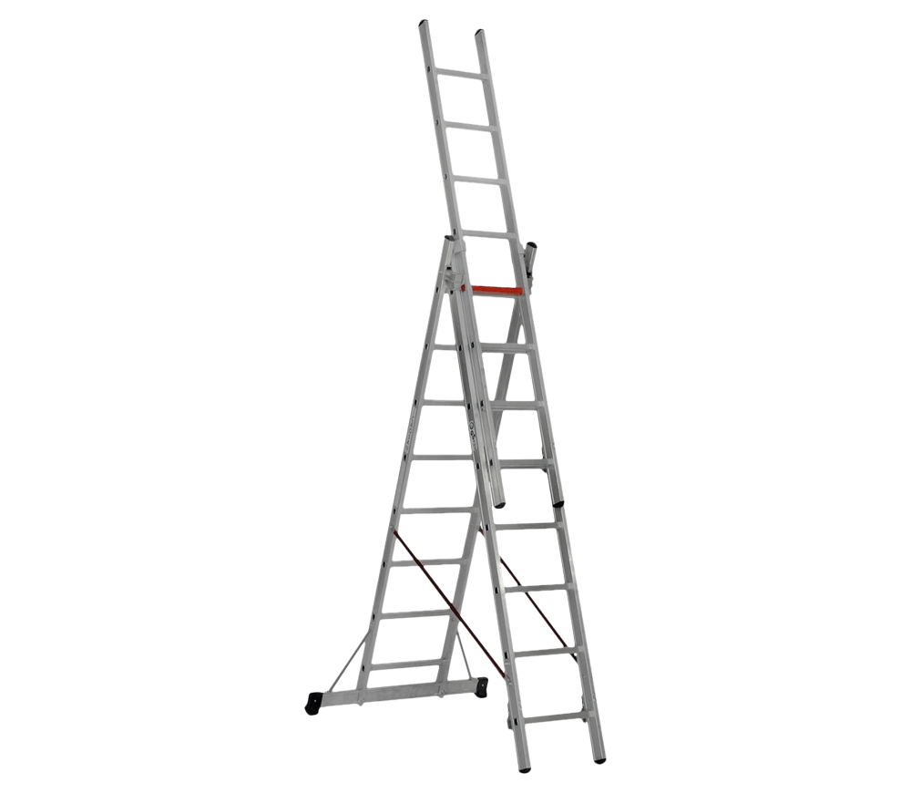 Scară cu trei tronșoane CAGSAN TS175 5.8m 150kg