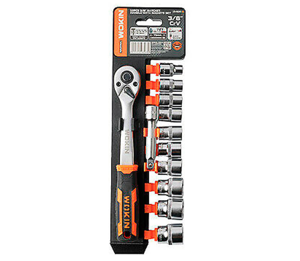Set 12 duze tubulare WOKIN 154820 3/8" 8-19mm-2