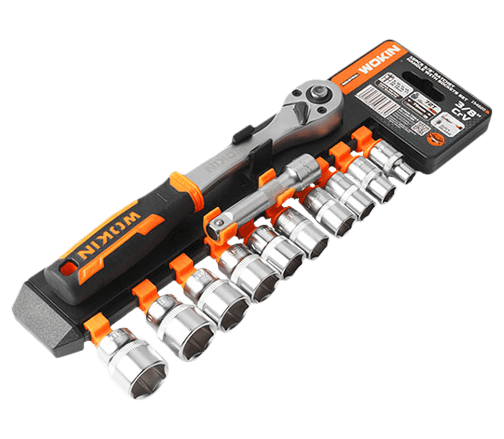 Set 12 duze tubulare WOKIN 154820 3/8" 8-19mm