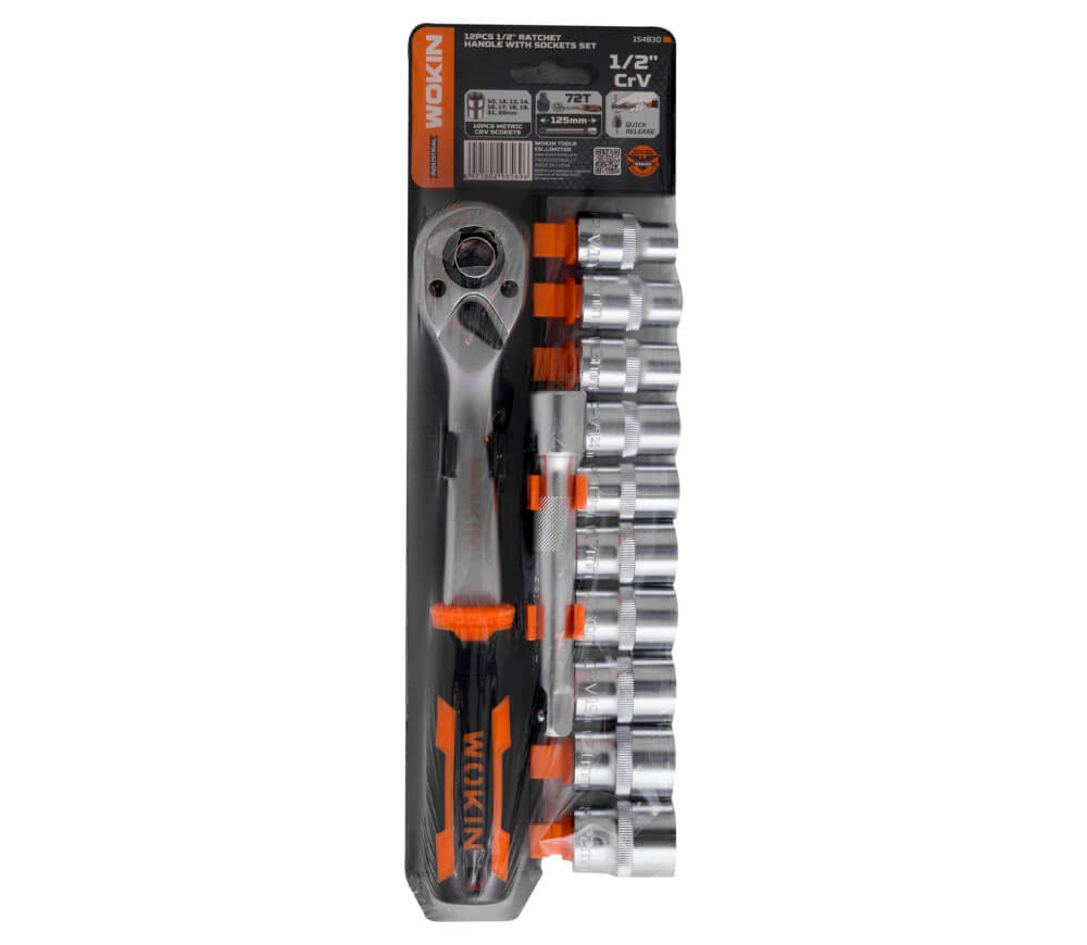 Set 12 duze tubulare WOKIN 154830 1/2" 10-22mm-2