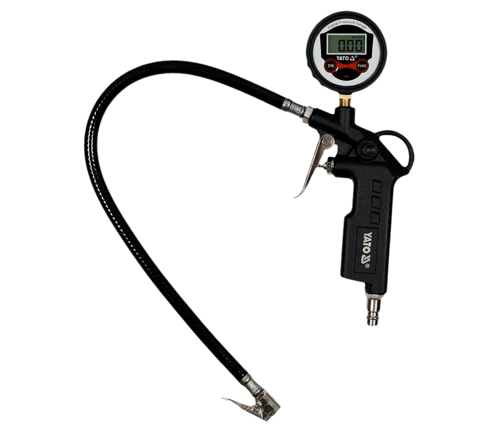 Pistol de umflat anvelope cu manometru digital  YATO YT23702 8bar 440mm