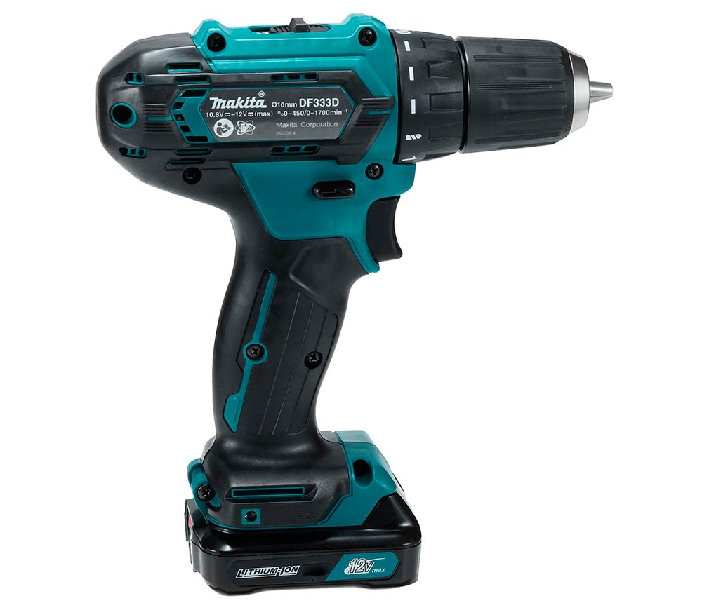 Шуруповерт аккумуляторный MAKITA DF333DWYE 12В 1.5Ач-6