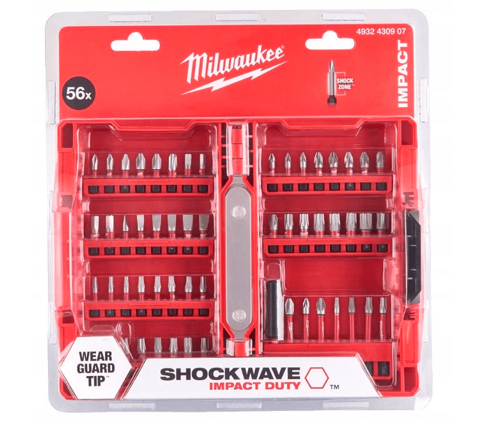 Набор 56 бит MILWAUKEE 4932430907 SL/PH/PZ/Hex/Torx 25-50мм-3