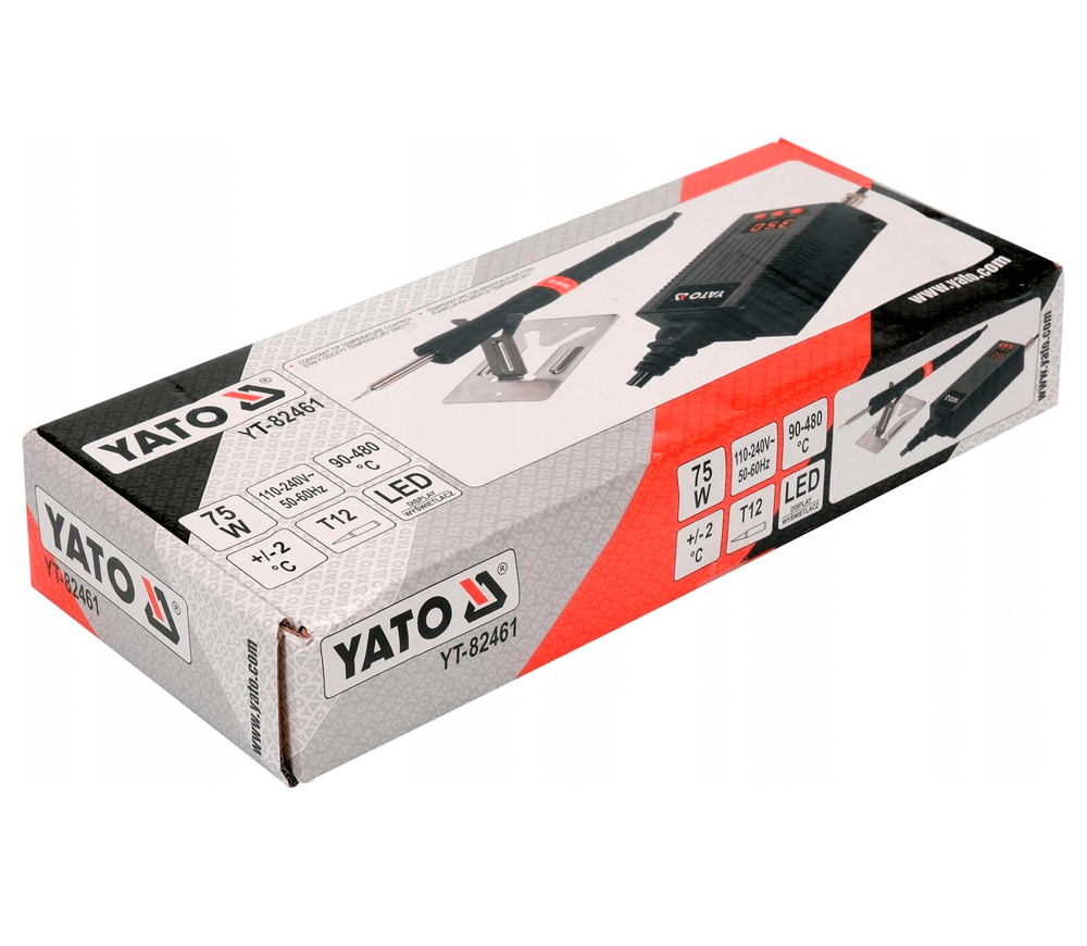 Паяльник YATO YT82461 75вт 480°C 110 - 240 В-4