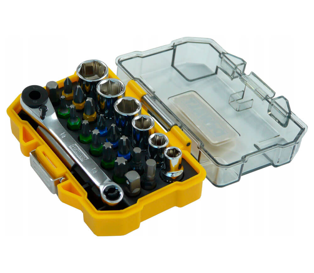 Set 24 duze tubulare și biți DEWALT DT71516 6-13mm-2