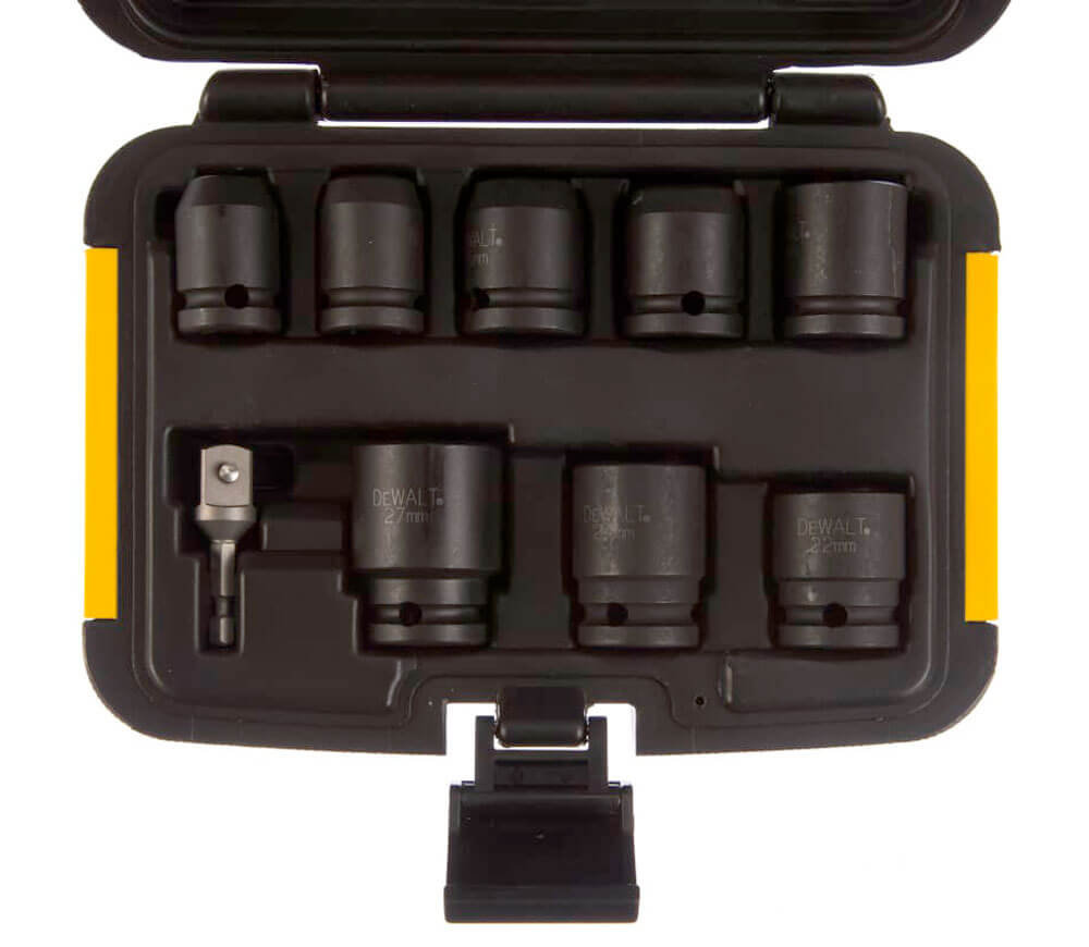 Set 9 duze tubulare de impact DEWALT DT7507 10-27mm-2