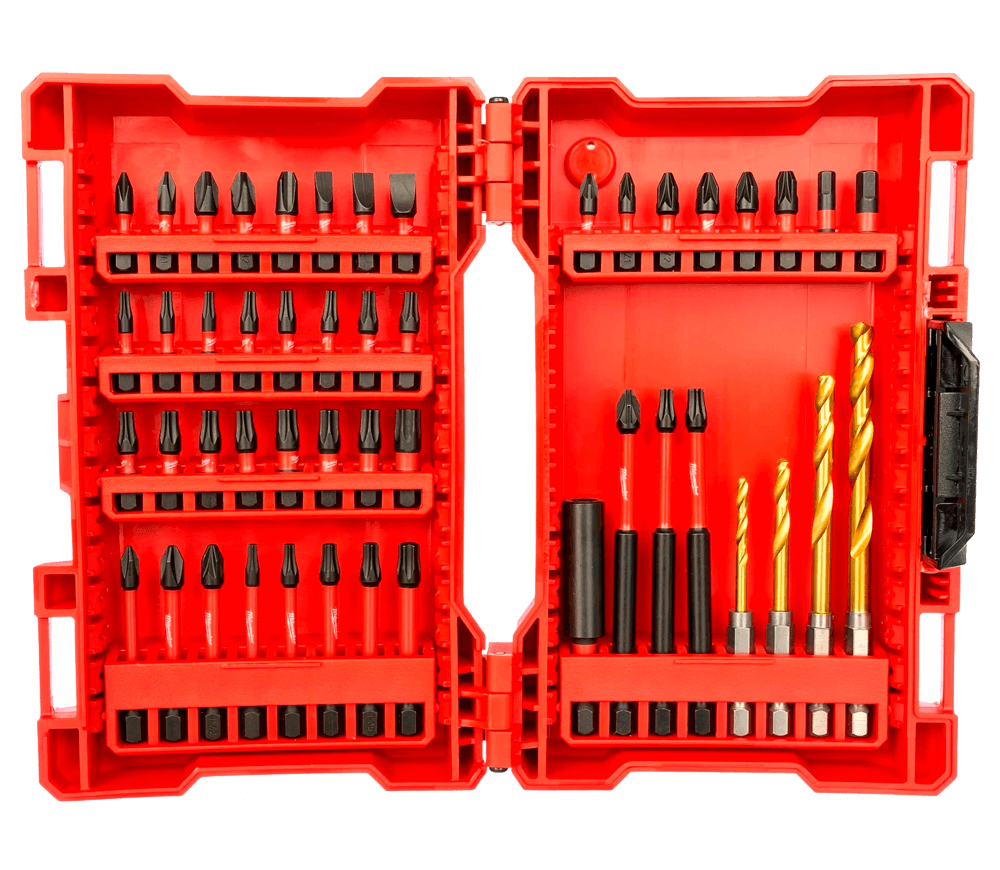 Set 48 Biți și prelungitor MILWAUKEE 4932430906 PH/PZ/Hex/Torx 25/50/90mm