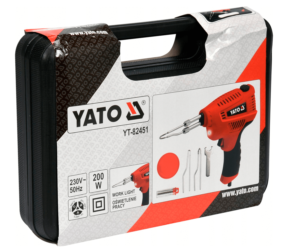 Импульсный паяльник YATO YT82451 200вт 500°C 230 В-5