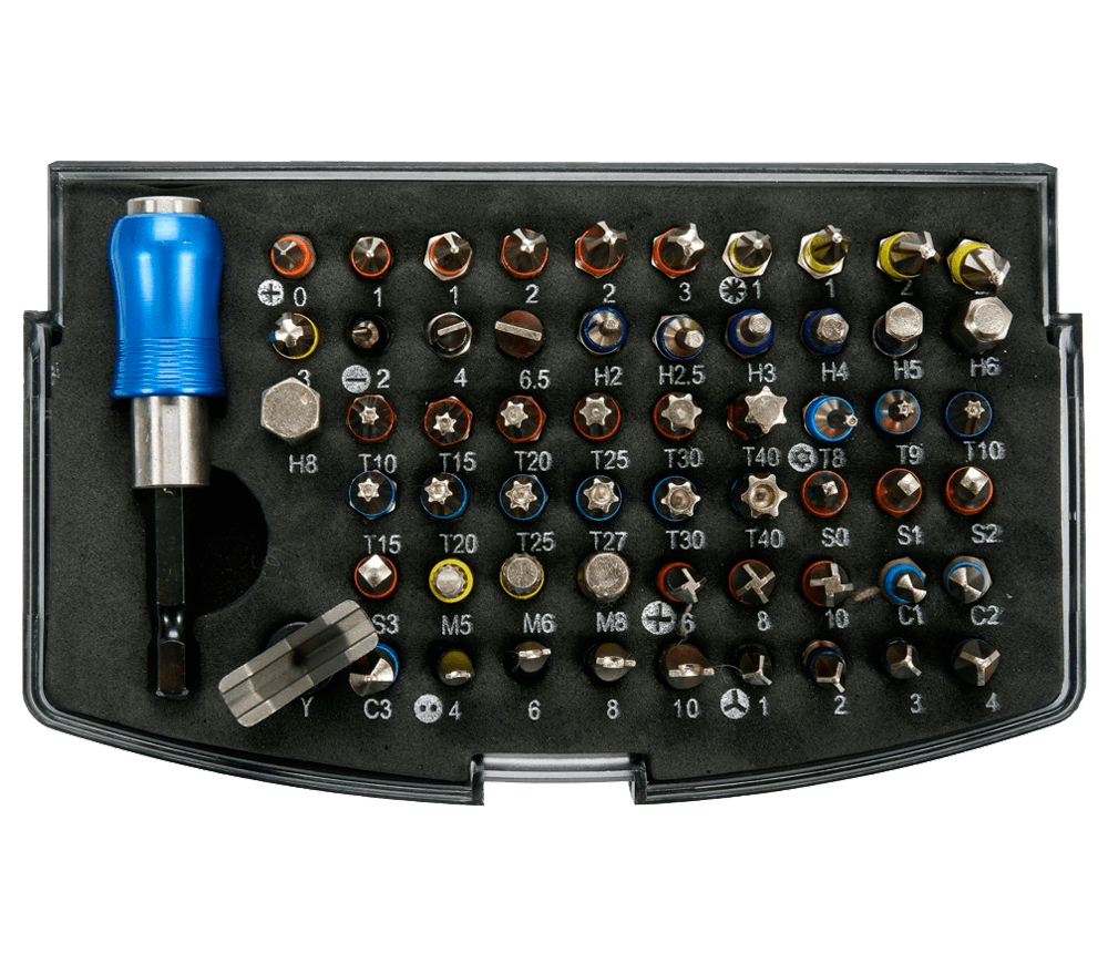 Set 59 biți YATO YT04624 SL/PH/PZ/Hex/Torx 25mm