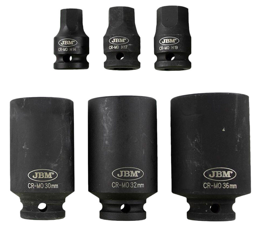 Set 6 duze tubulare de impact JBM 52337 14-36mm-2