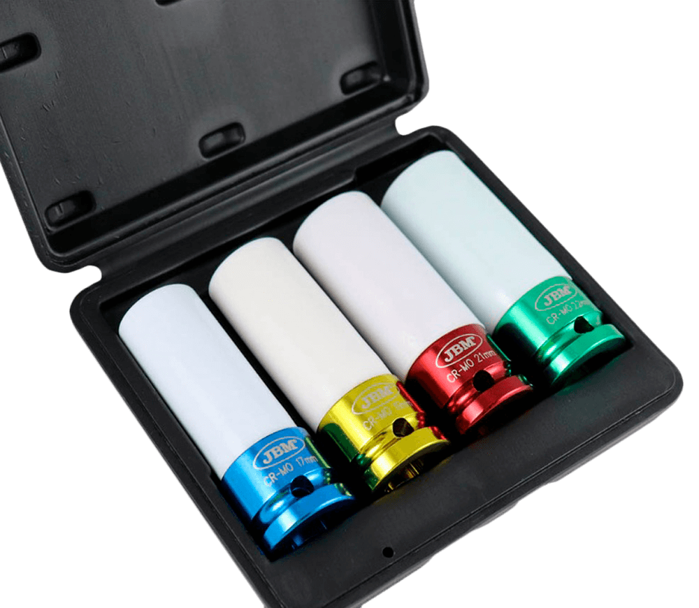 Set 4 duze tubulare de impact JBM 52338 17-22mm