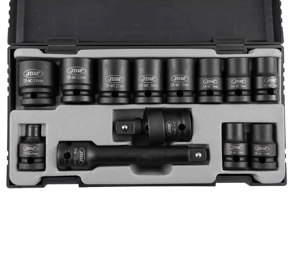 Set 13 duze tubulare de impact JBM 52341 10-24mm-3