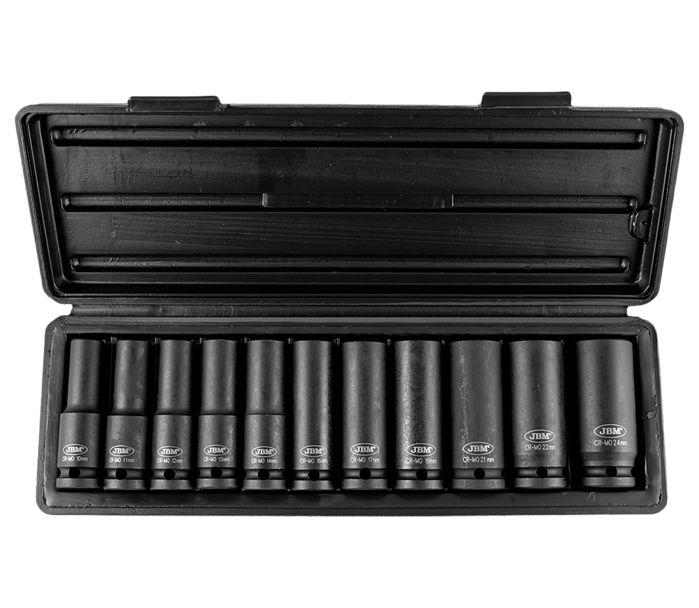 Set 11 duze tubulare de impact JBM 52342 10-24mm