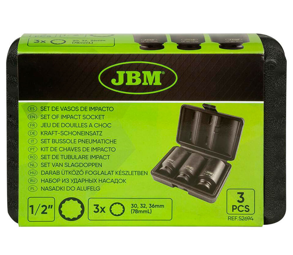 Set 3 duze tubulare de impact JBM 52694 30-36mm-5