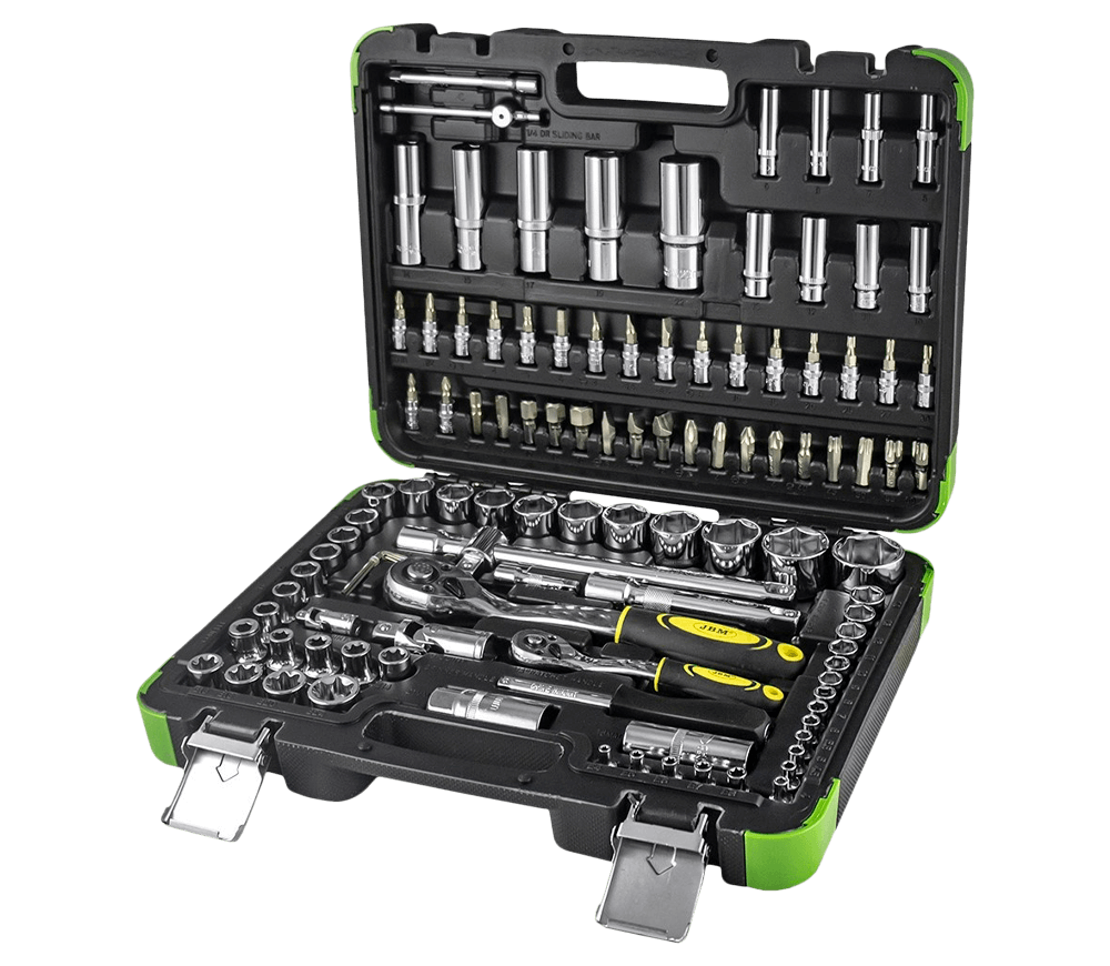 Set 108 duze tubulare și biți JBM 52978 10-32mm
