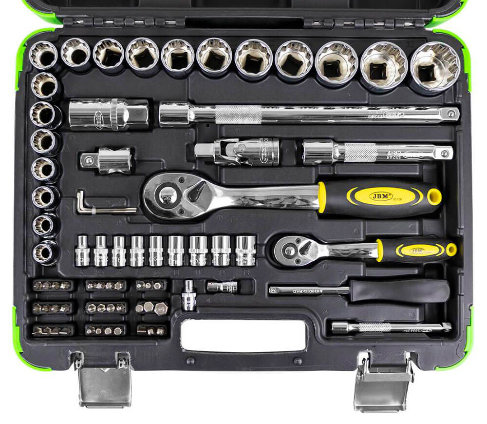 Set 74 duze tubulare și biți JBM 53074 10-32mm-4