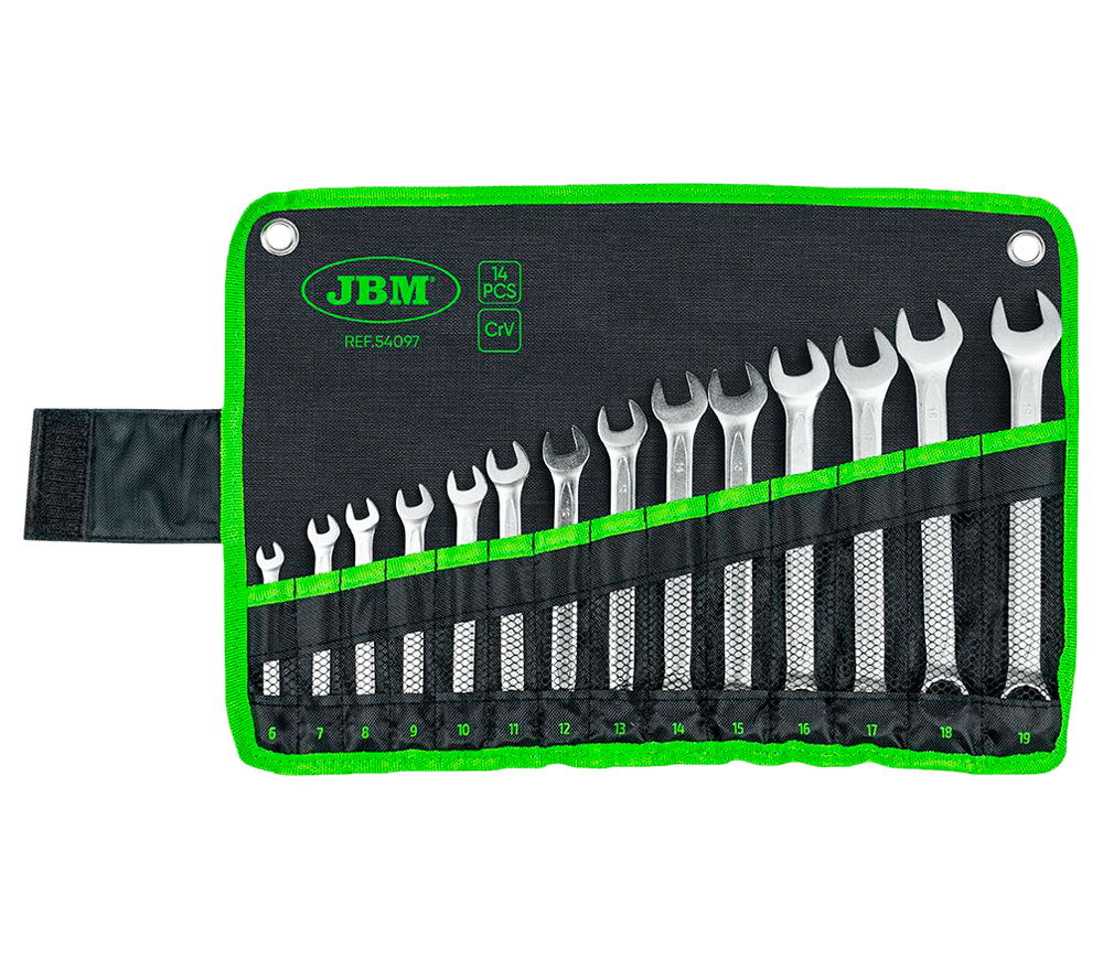 Set 14 chei combinate JBM 54097 6x19mm