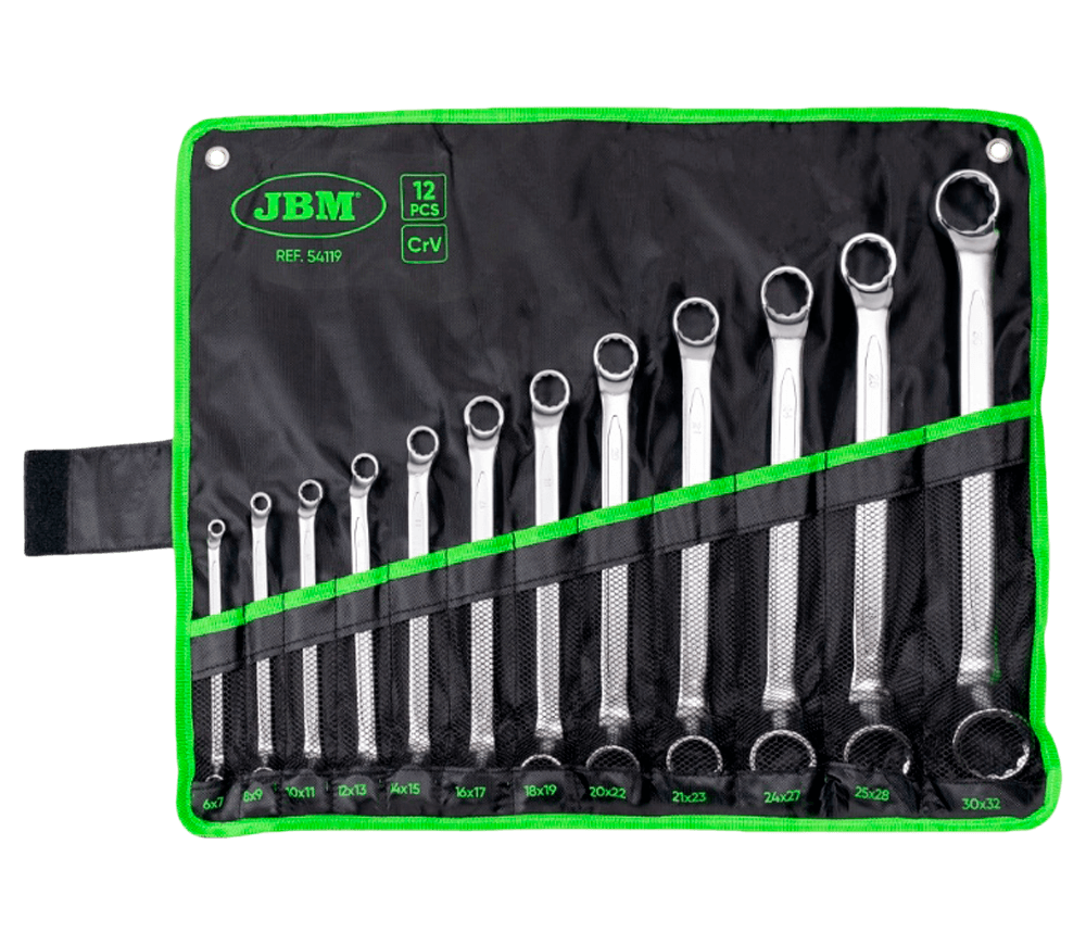 Set 12 chei inelare bilaterale JBM 54119 6x32mm