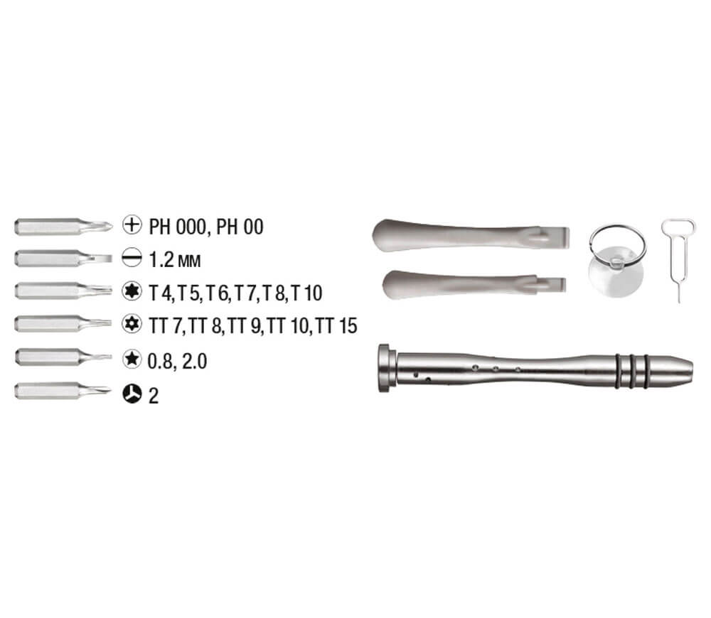 Set șurubelnițe de precizie 17 piese KWB K119490-8